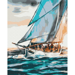 Картина по номерам "Морское путешествие" © Понамарчук Ирина Brushme BS53299, 40х50 см