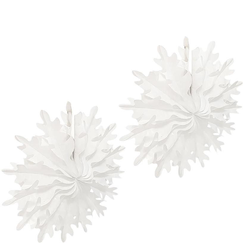 Набір підвісних паперових новорічних прикрас 