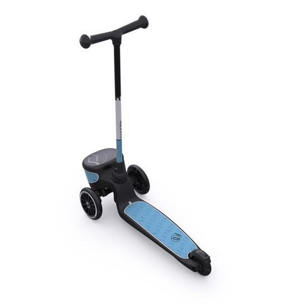 Самокат Highwaykick-2 Scoot and Ride SR-210201-STEEL, со светящимися колесами, стальной