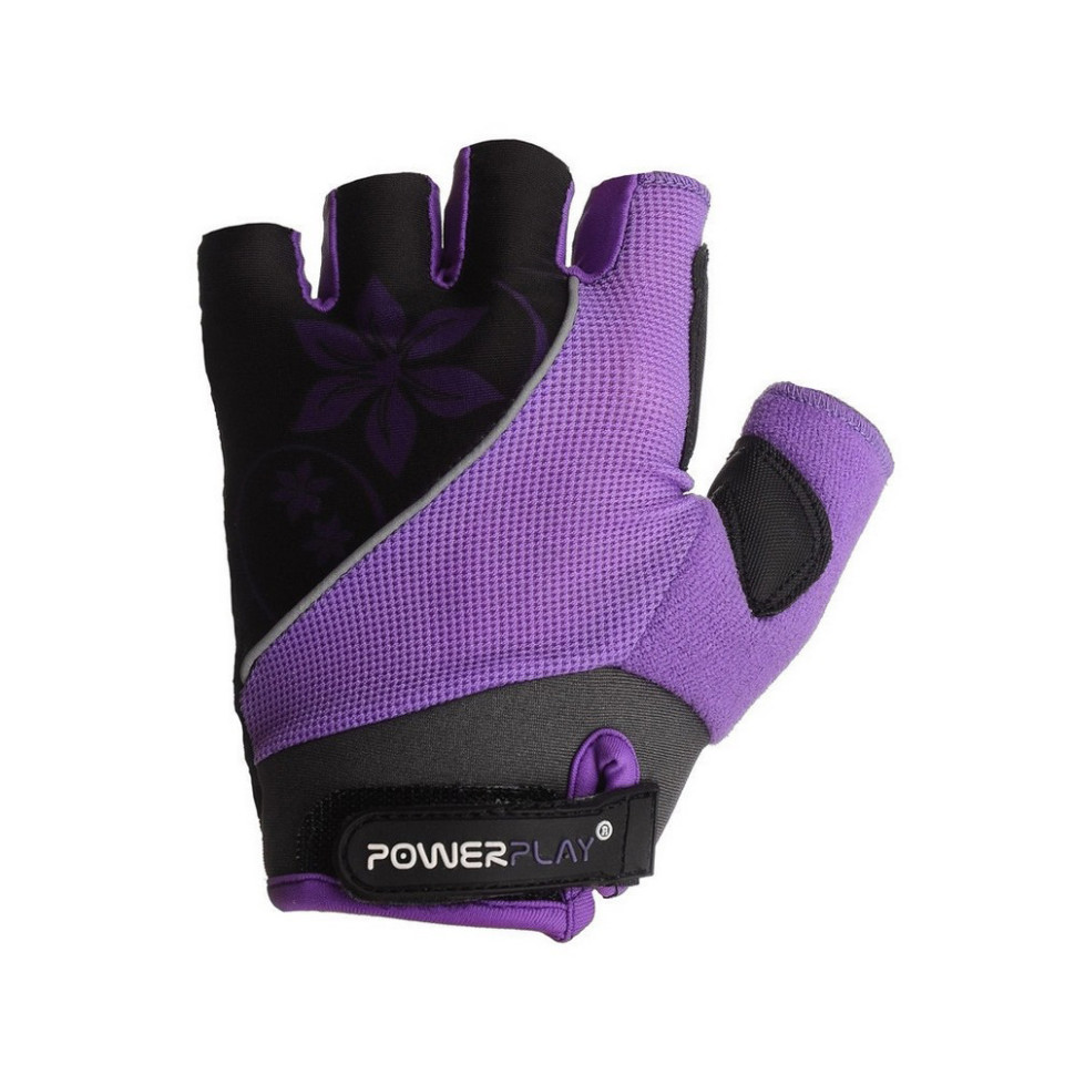 Велоперчатки женские PowerPlay 5281D_XS_Purple, XS