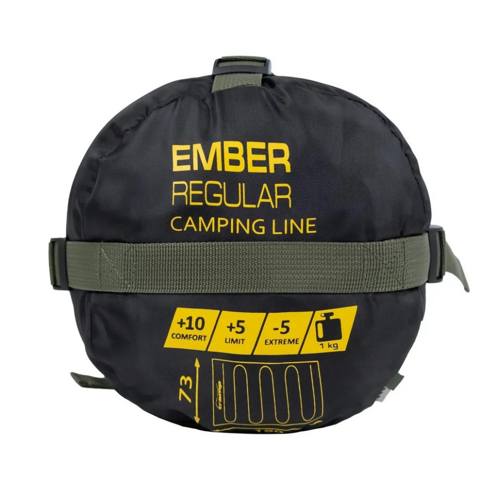Спальний мішок Ember Regular Tramp UTRS-064R-olive-L, лівий