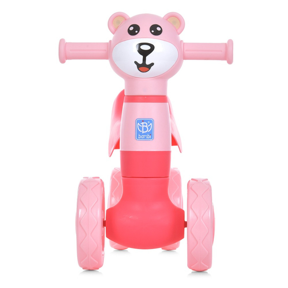 Дитяча каталка-толокар Bambi M 5762-3 рожевий, до 30 кг