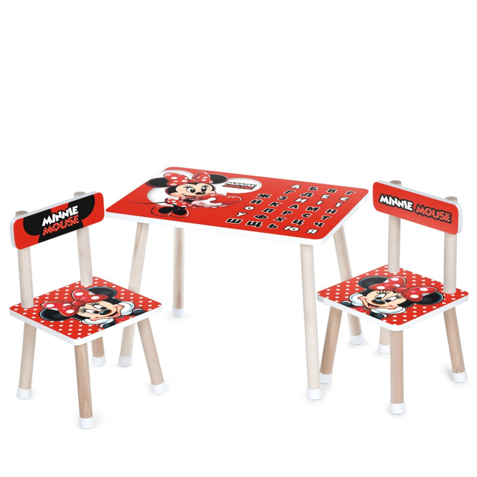 Дитячий столик Bambi M 501-32 стільниця 60 х 40 см, 2 стільчики