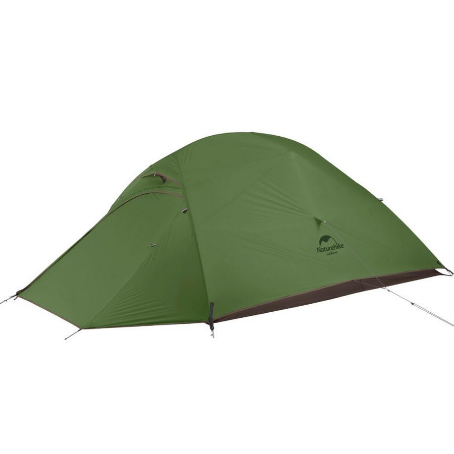 Палатка сверхлегкая одноместная с футпринтом Cloud Up 1 Updated NH18T010-T Naturehike 6927595765678, 20D, темно-зеленый