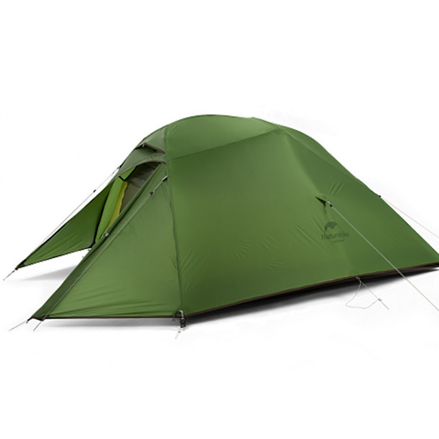 Палатка сверхлегкая одноместная с футпринтом Cloud Up 1 Updated NH18T010-T Naturehike 6927595765678, 20D, темно-зеленый