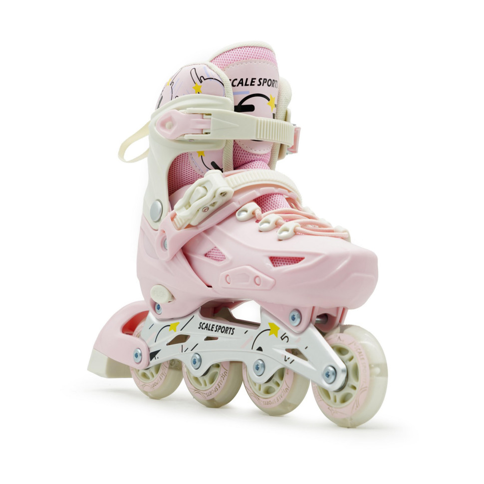 Детские раздвижные ролики LF 605 Scale Sports 928990009 Pink, размер 39-42
