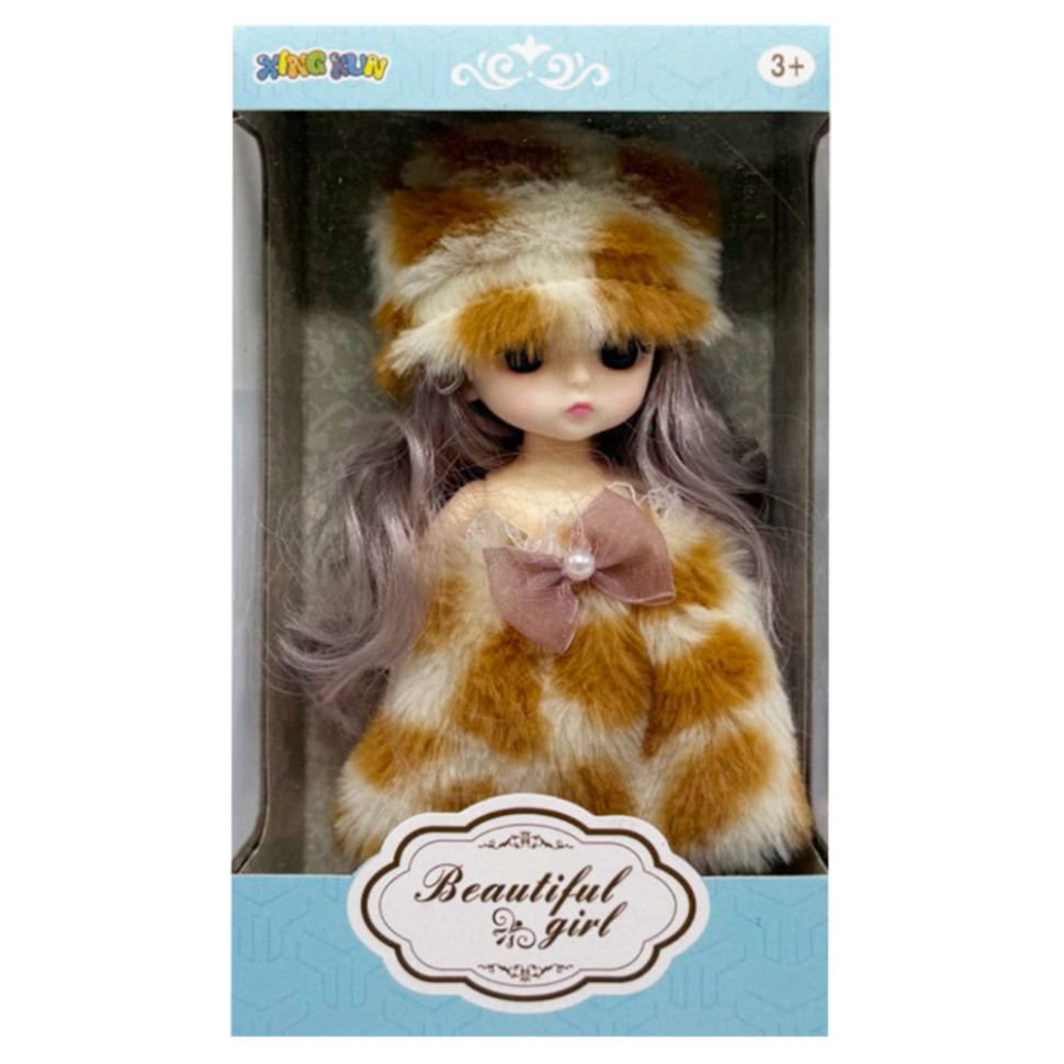 Детская игровая кукла Bambi 1361-4 шарнирная, размер 15 см