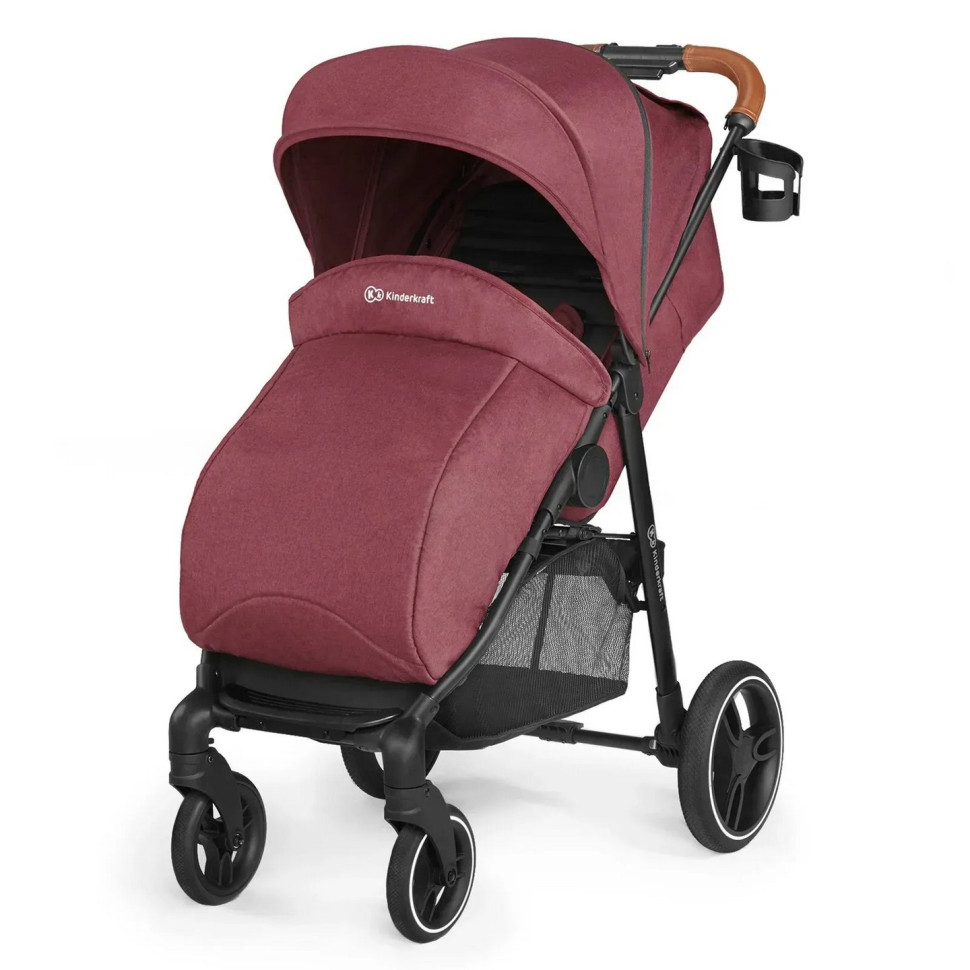 Коляска дитяча прогулянкова Grande LX Kinderkraft KKWGRANBRG00LX, Burgundy