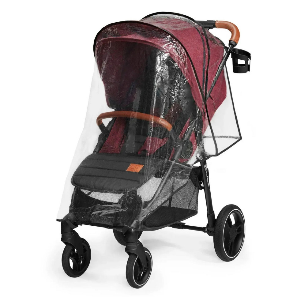 Коляска дитяча прогулянкова Grande LX Kinderkraft KKWGRANBRG00LX, Burgundy
