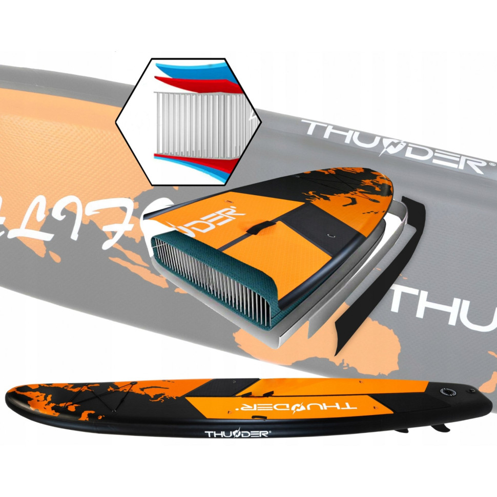 Надувная SUP доска Earth Thunder SUP-EARTH з веслом 365 см 