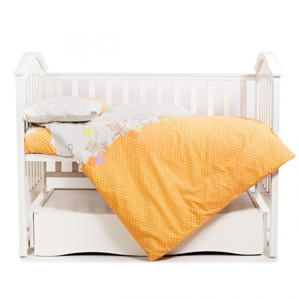 Дитячий постільний комплект Горошки Twins 3051-C-021, 3 елементи