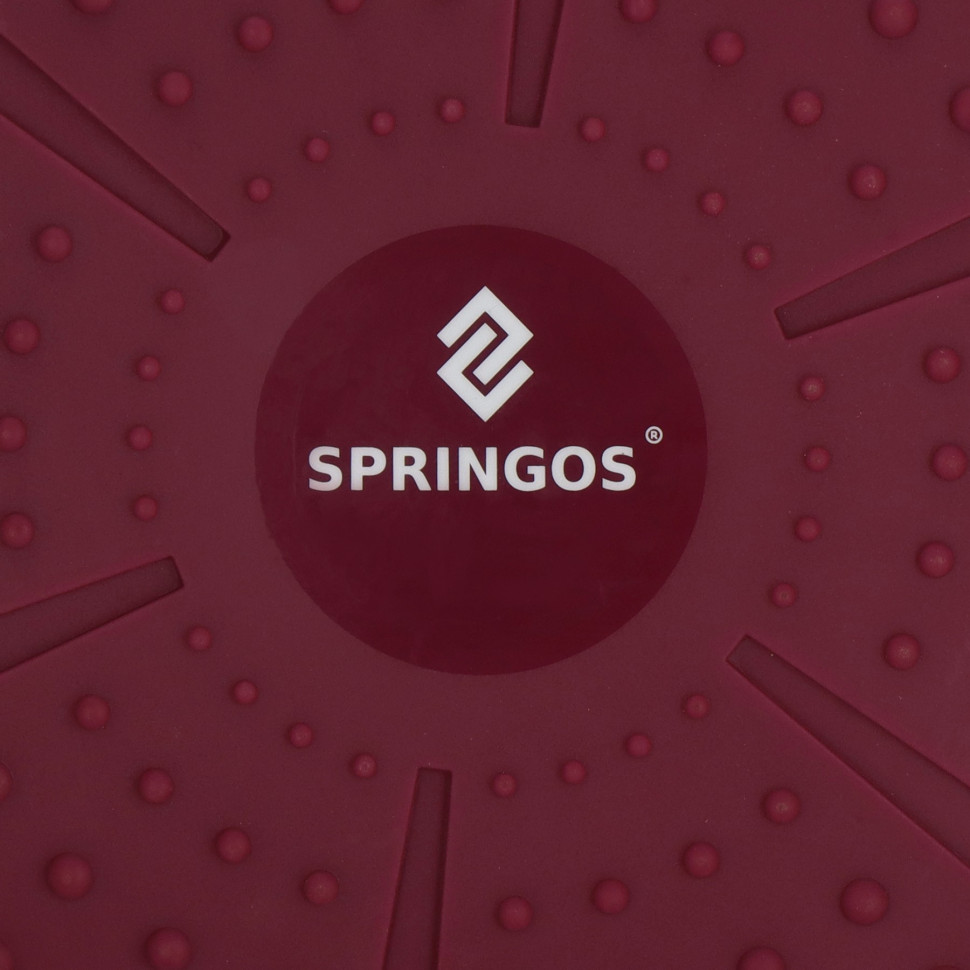 Балансувальна масажна подушка Springos FA1070 сенсомоторна Burgund (Насос в комплекті)