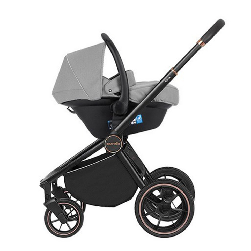 Коляска универсальная 3 в 1 Epica CARRELLO CRL-8511/1 Silver Grey 20