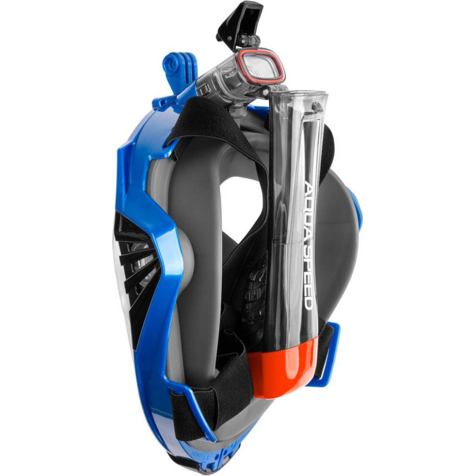 Повнолицьова маска DRIFT Aqua Speed 249-10 чорний, синій, S/M