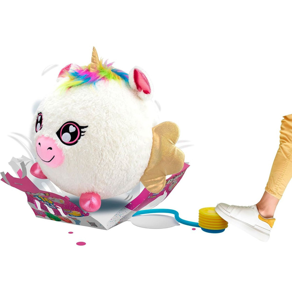 Игровой набор серии «Fantasy» W1 - Единорог Biggies BIG001-UN надувная игрушка, насос 45 см