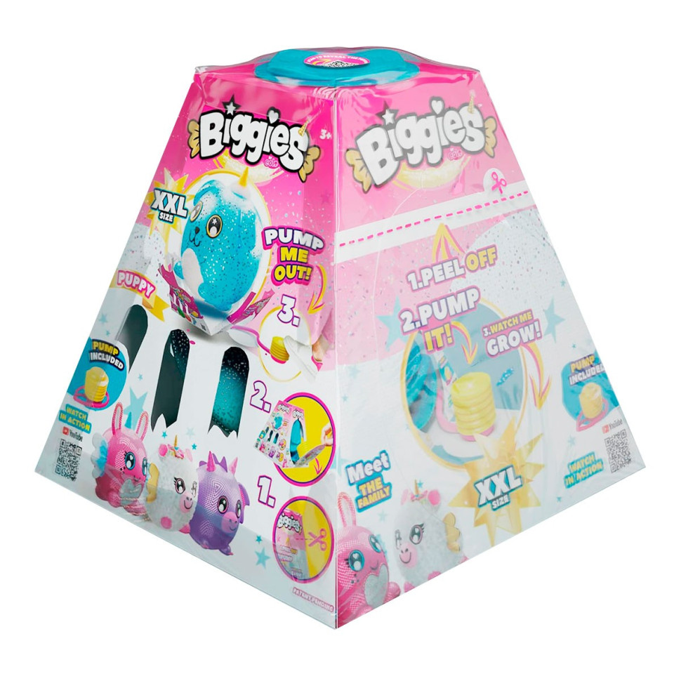 Игровой набор серии «Fantasy» W1 - Единорог Biggies BIG001-UN надувная игрушка, насос 45 см