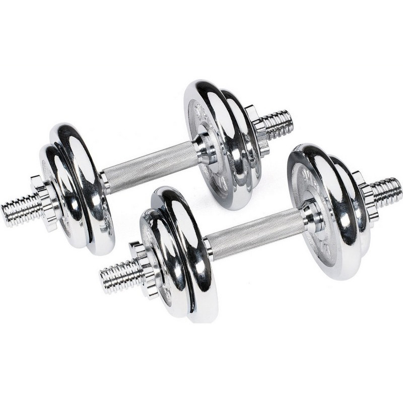Гантелі STC15 HMS 5907695514292 хромовані 2 x 7,5 кг