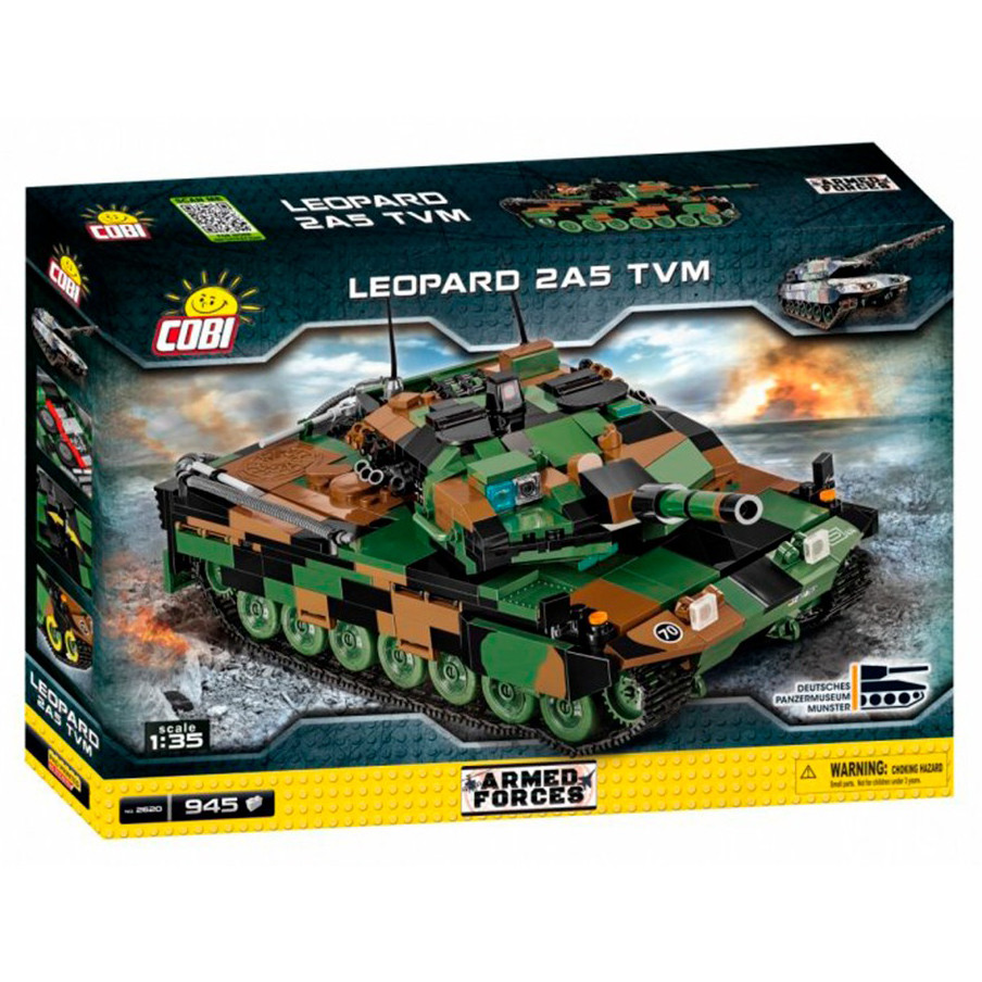 Конструктор Танк Леопард 2 COBI COBI-2620, 945 деталей
