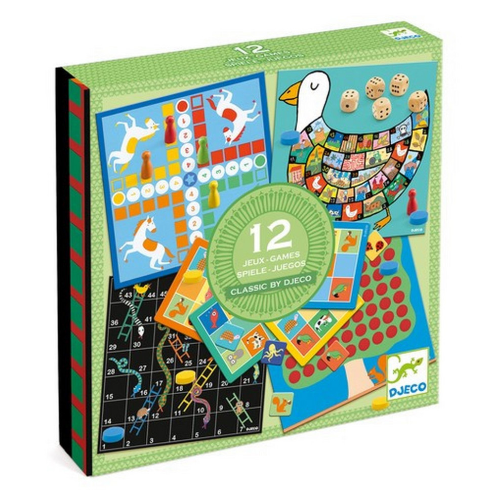 Набор классических игр DJECO DJ05218 12 в 1