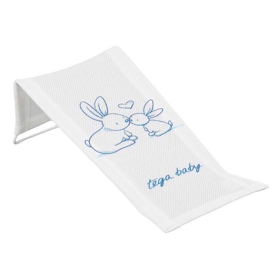 Лежак для купання з малюнком «Зайчики» Tega Baby KR-026-103 білий