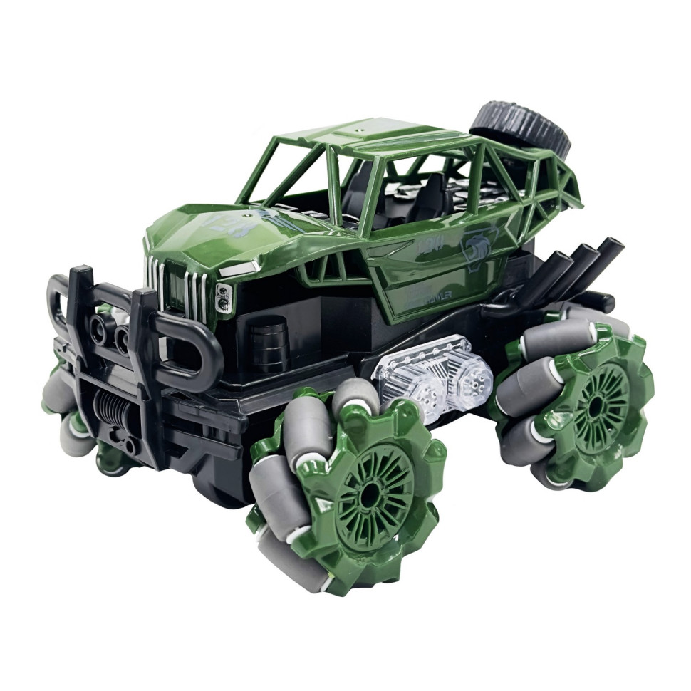 Джип на радіокеруванні Bambi ESD668-1C(Green) 16,5 см, світлові ефекти, акумулятор, 1:16