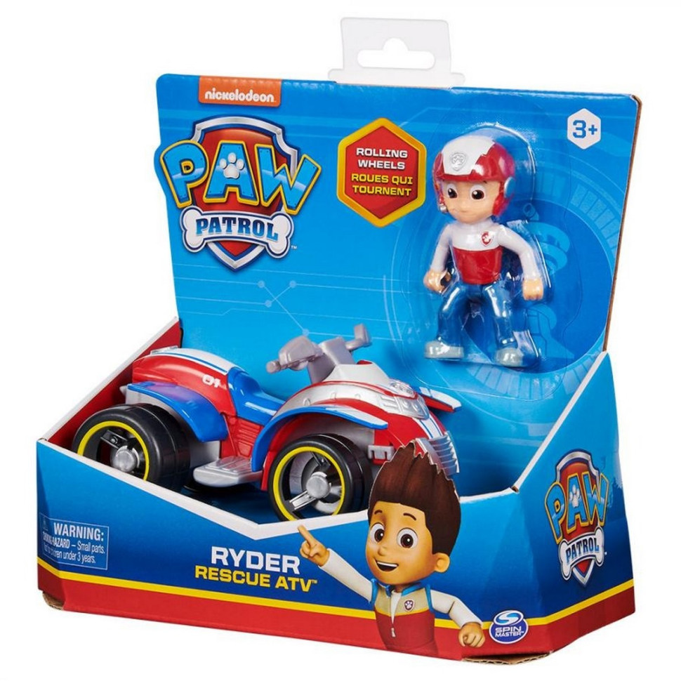 Автомобіль з водієм «Щенячий патруль» Spin Master SM16775/8807 Райдер