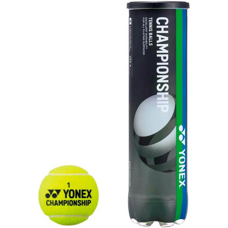 М'ячі для тенісу Championship (4B) Yonex TBCH4B у тубусі 4 шт