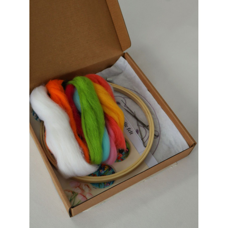 Набір для валяння картини із вовни