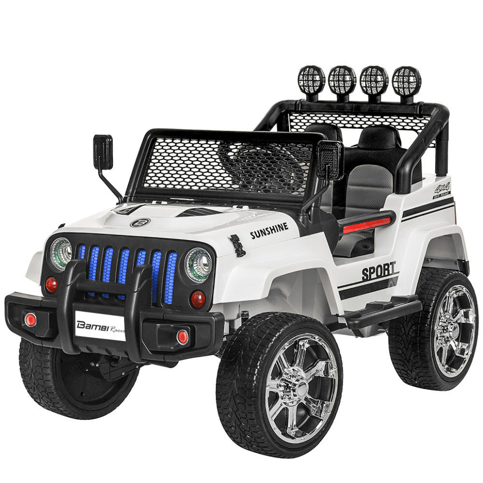 Дитячий електромобіль джип Bambi Racer M 3237EBLR-1 до 30 кг