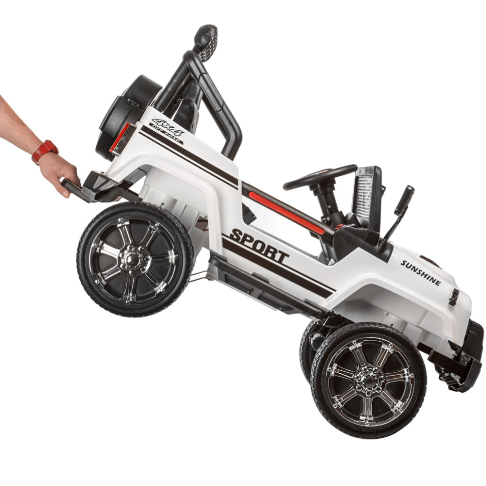 Дитячий електромобіль джип Bambi Racer M 3237EBLR-1 до 30 кг