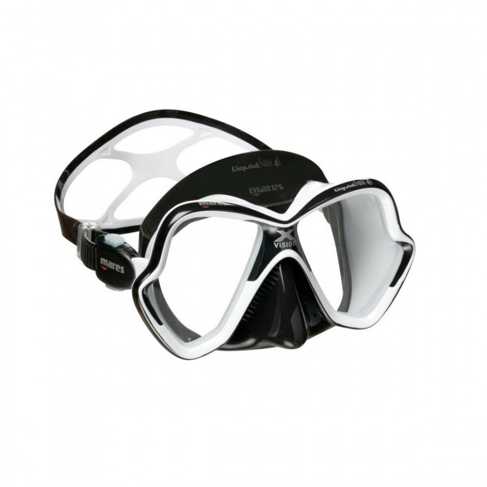 Маска для дайвинга X-Vision Ultra Mares 411052.CLWHKWHK, черно-белая