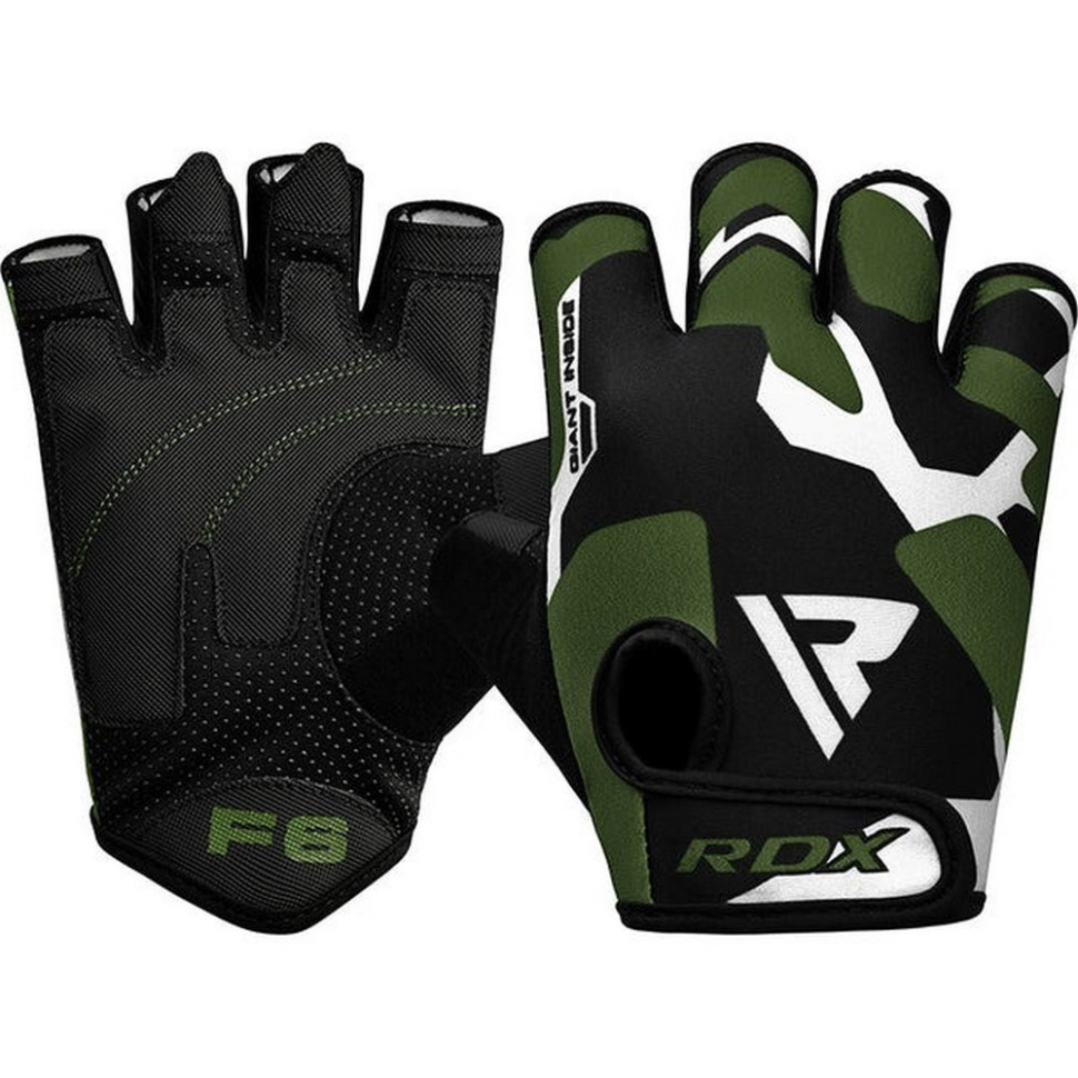 Перчатки для фитнеса F6 Sumblimation RDX Inc Limited WGS-F6GN-L, Black/Green, L