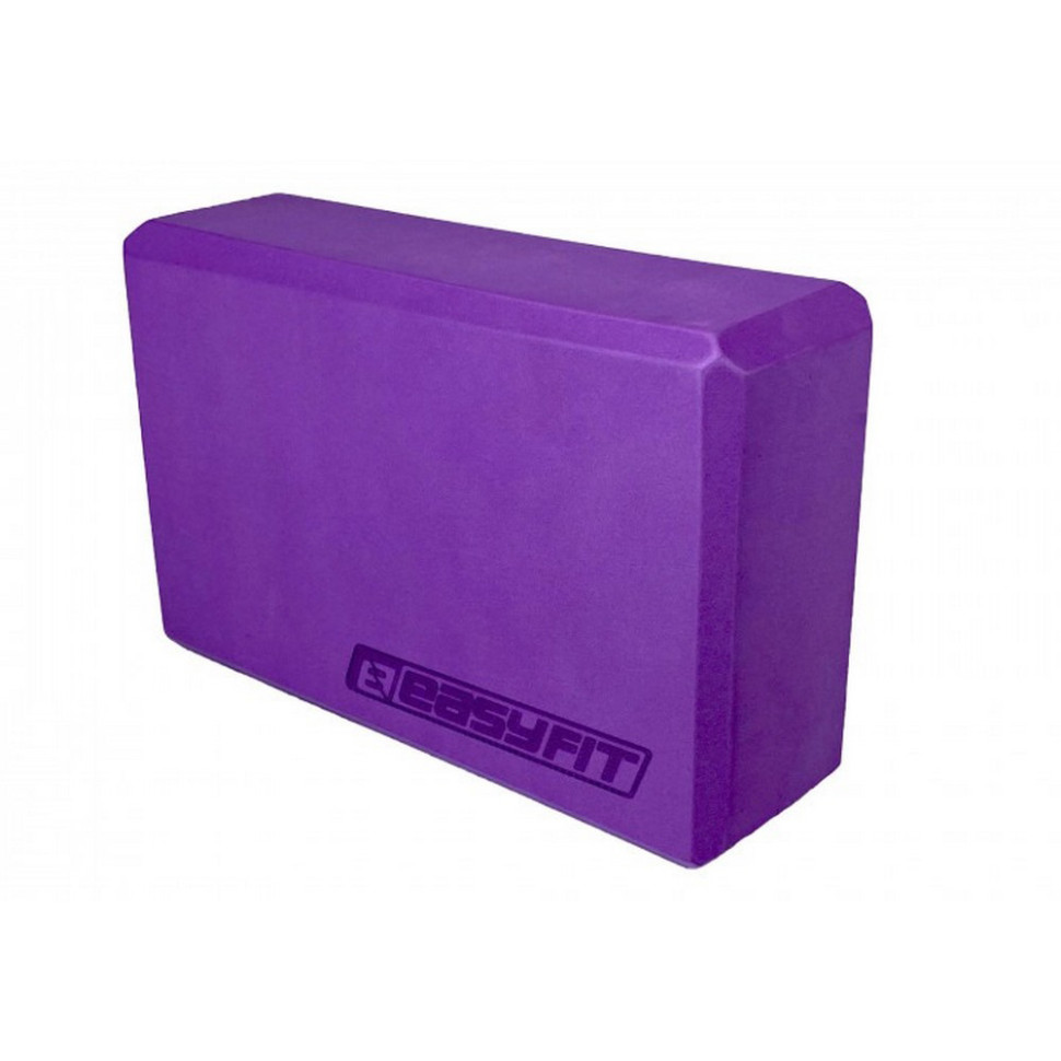 Блок для йоги EasyFit EF-1818-V, EVA, Фиолетовый