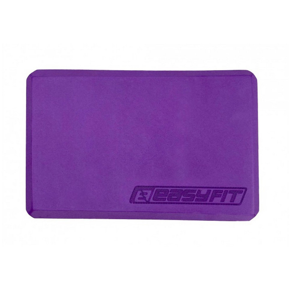 Блок для йоги EasyFit EF-1818-V, EVA, Фиолетовый