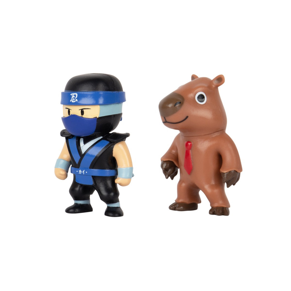 Набор Коллекционных Фигурок НИНДЯ КАЙ И КАПИБАРА STUMBLE GUYS SG2015-9, 2 фигурки 6 см