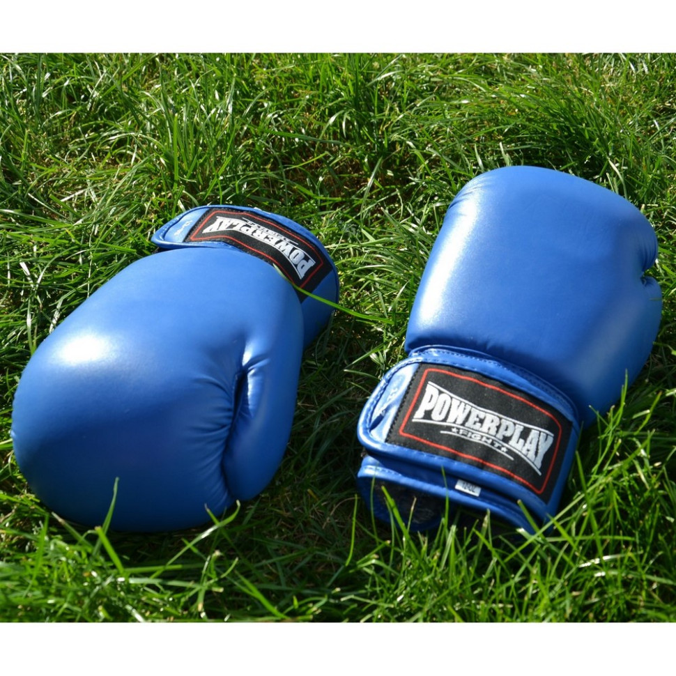 Боксерські рукавиці 3004 Classic PowerPlay PP_3004_8oz_Blue, розмір 8 унцій