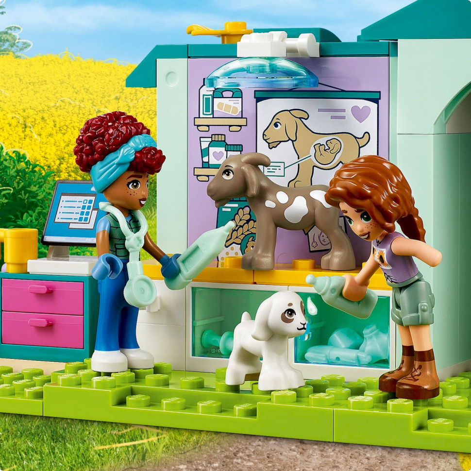 Конструктор Ветеринарная клиника для сельскохозяйственных животных LEGO Friends 42632, 161 деталь