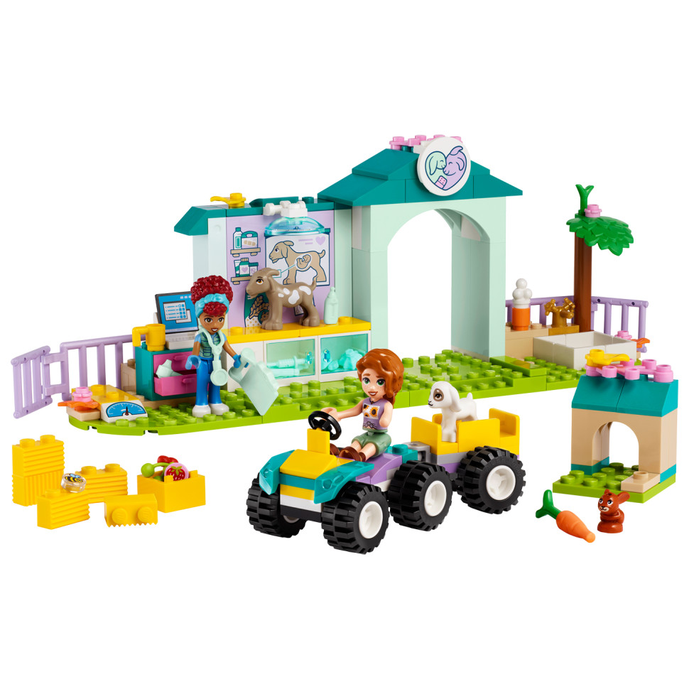Конструктор Ветеринарная клиника для сельскохозяйственных животных LEGO Friends 42632, 161 деталь