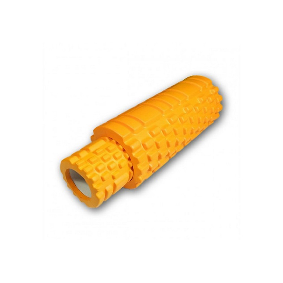 Массажный ролик Grid Roller Double EasyFit EF-7737-5-Or 33 см, Оранжевый