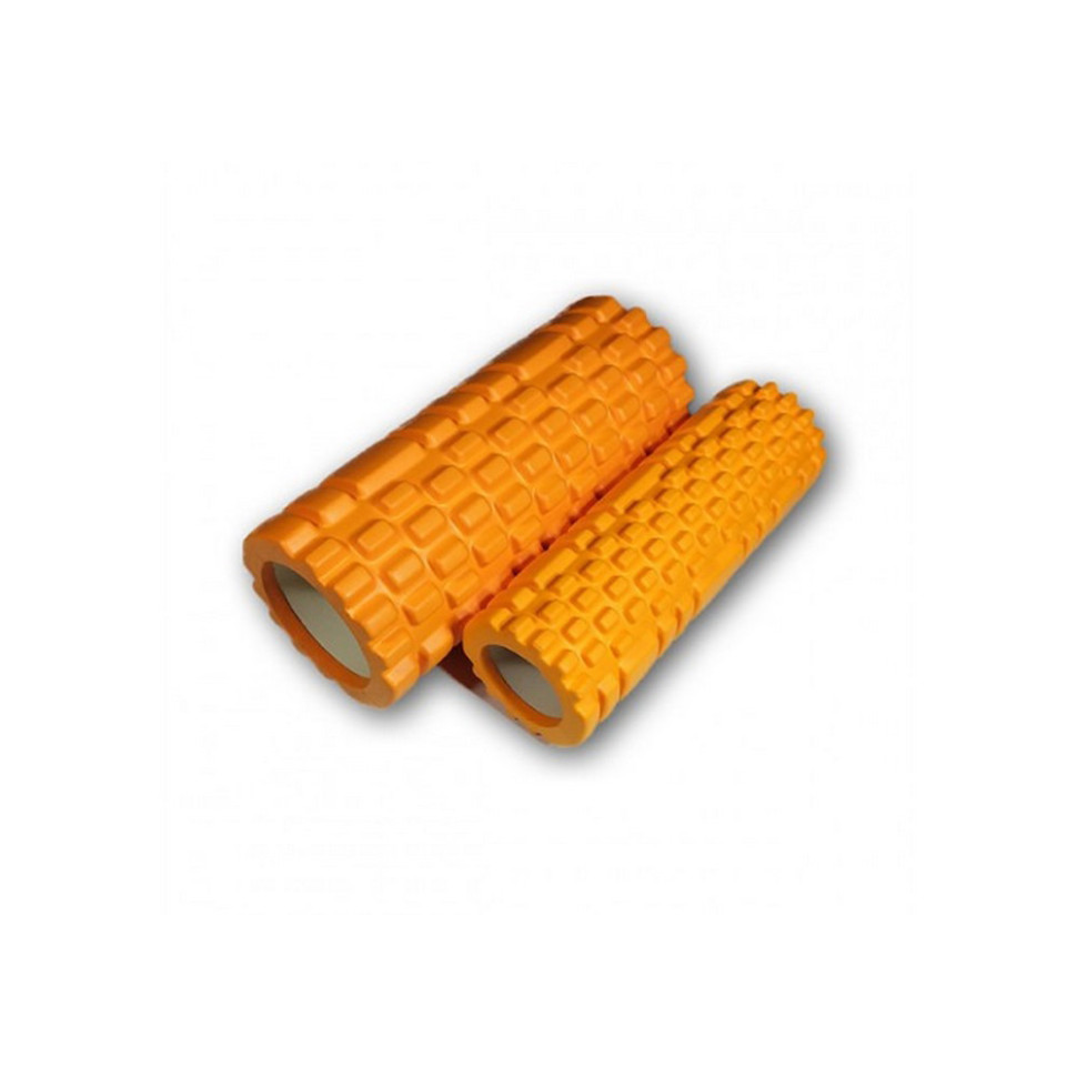 Массажный ролик Grid Roller Double EasyFit EF-7737-5-Or 33 см, Оранжевый
