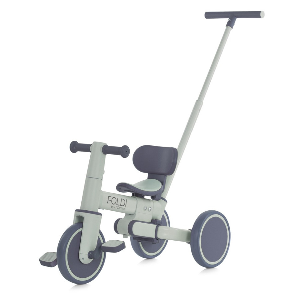 Дитячий триколісний велосипед 3 в 1 FOLDI El Camino ME 1202 Slate Green
