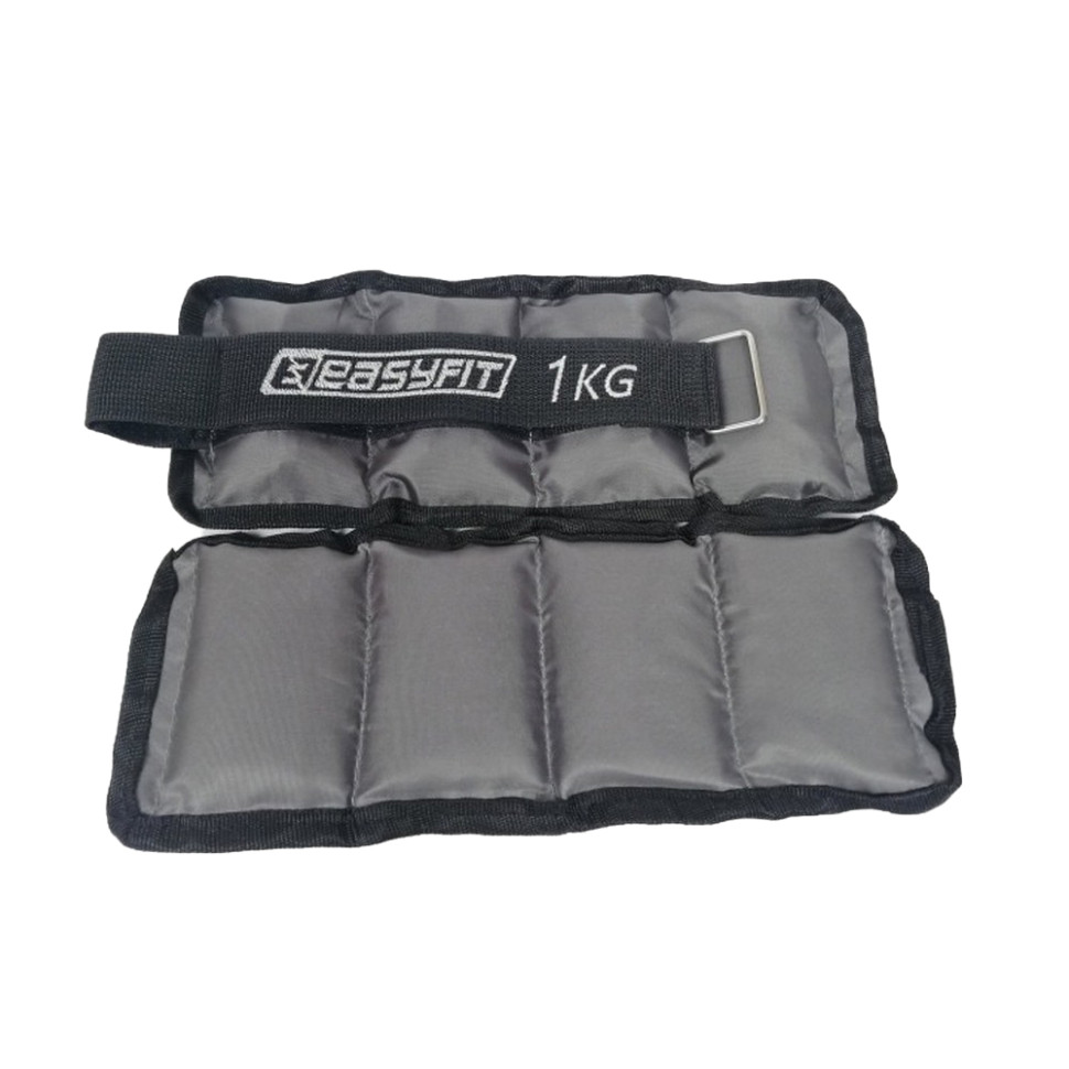 Обважнювачі для ніг і рук з металом Metal EasyFit EF-АWТМ-100, 1 кг (пара)