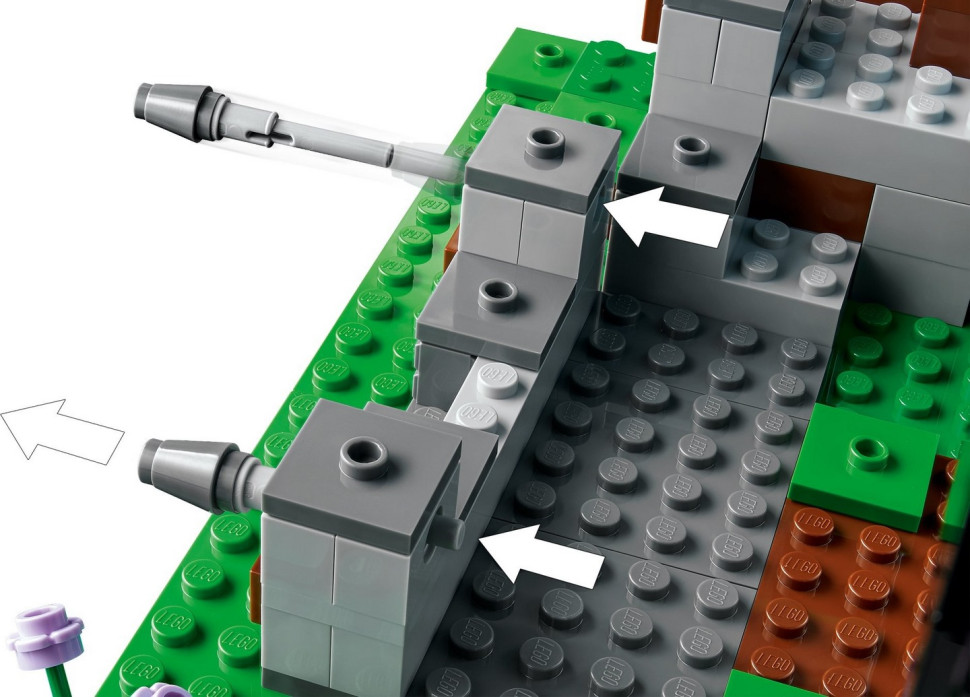Конструктор LEGO Minecraft Форпост с мечом 21244