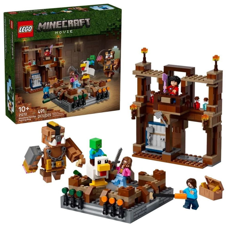 Конструктор Confidential Minecraft movie LEGO 21272, 491 деталь