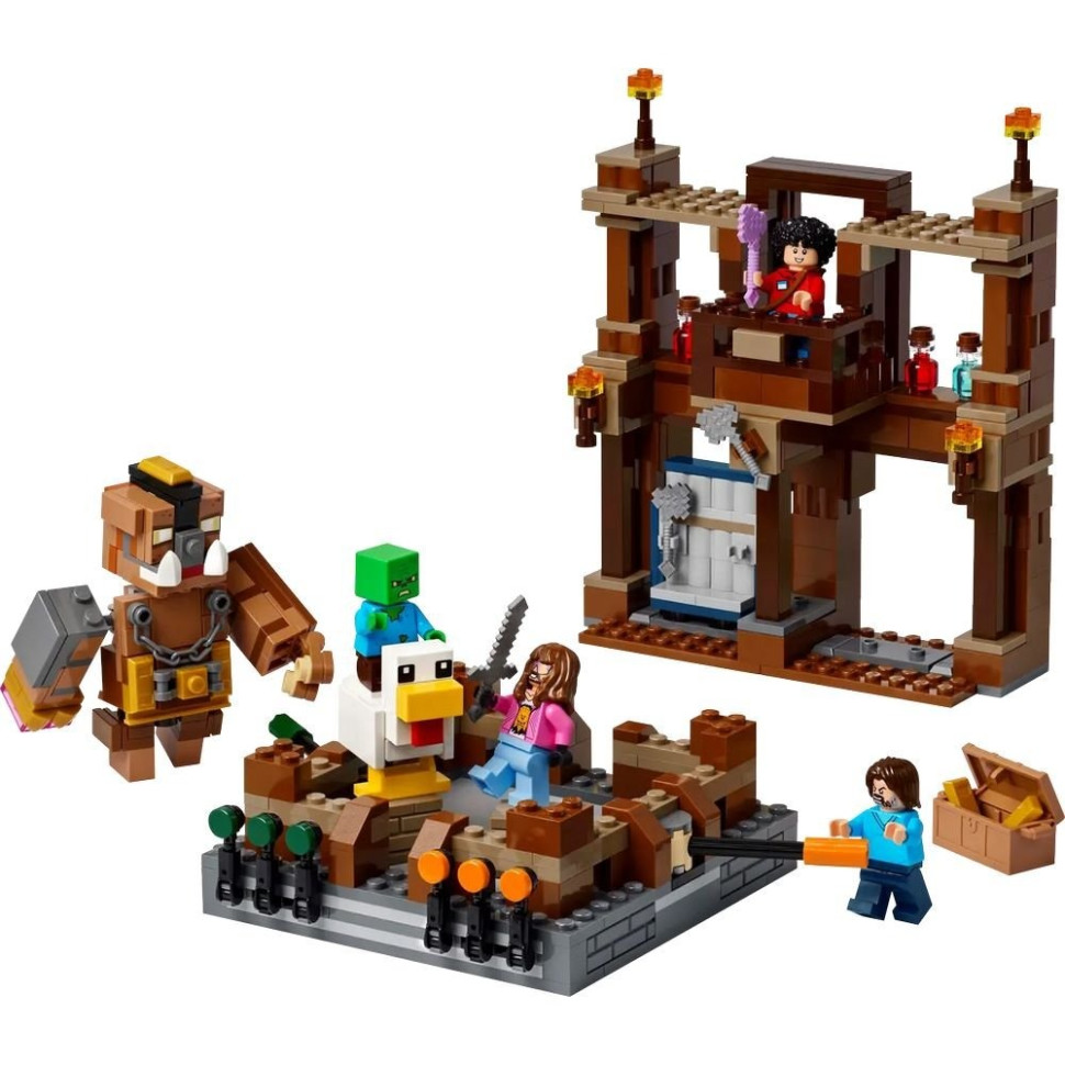 Конструктор Confidential Minecraft movie LEGO 21272, 491 деталь