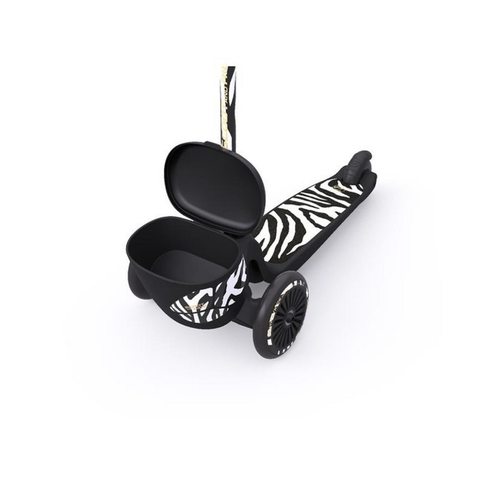 Самокат Highwaykick-2 Scoot and Ride SR-210201-ZEBRA, со светящимися колесами, зебра