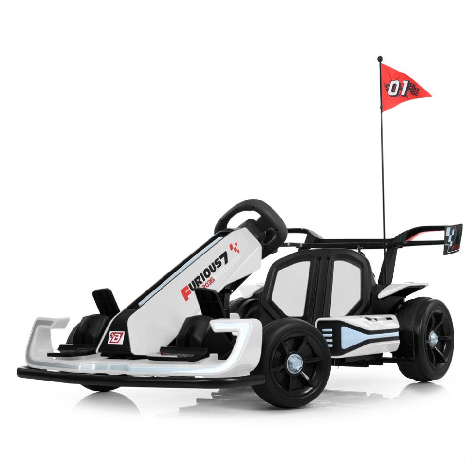 Дитячий електромобіль Електрокарт Bambi M 6148EBL-1(24V) до 150 кг