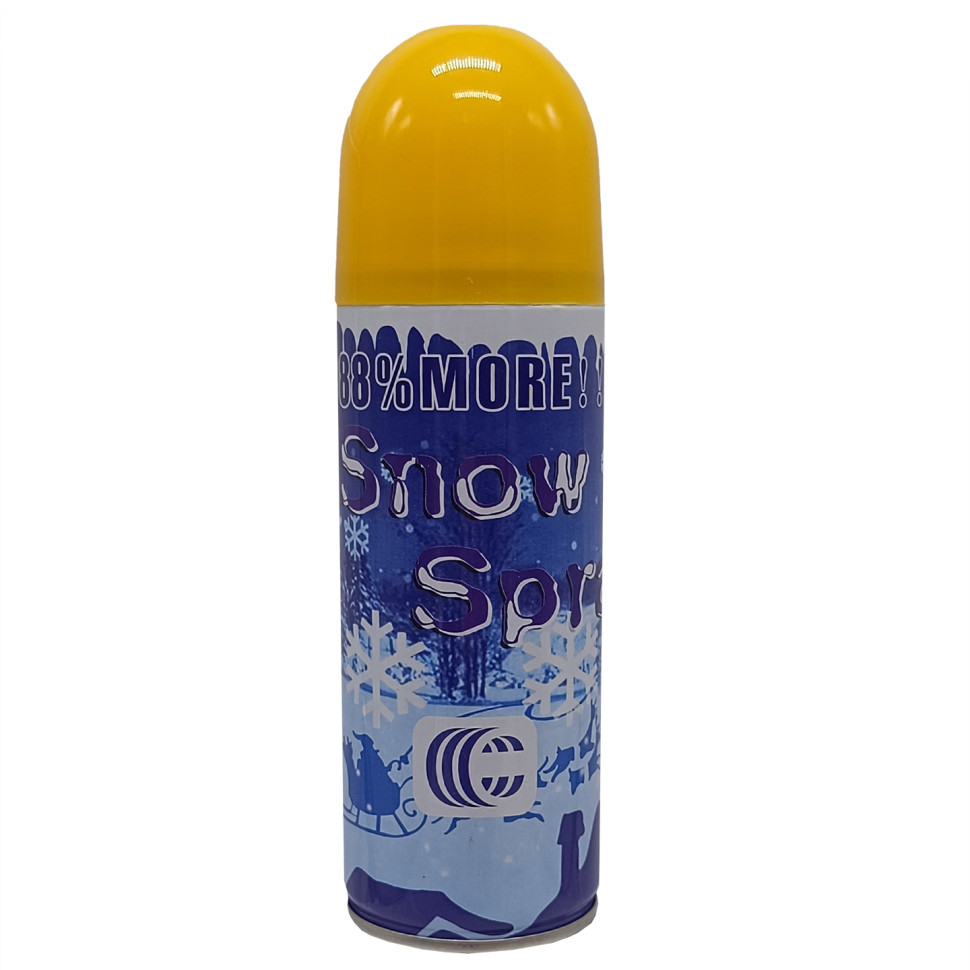 Штучний сніг у балончику COLOR-IT 13-37(Yellow) 250 мл, жовтий