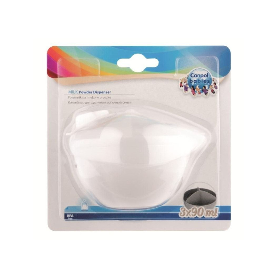 Контейнер для зберігання сухого молока Canpol babies 56/014_whi