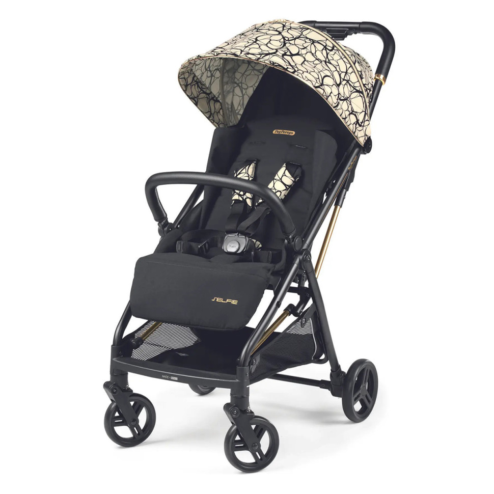 Коляска компактная Selfie Peg-Perego IP22000000AB50RO01 Grafic Gold графическое золото